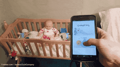 The new rocking bed controlled app